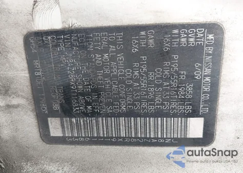 2009 Nissan Cube 1.8Sl from USA, damaged, VIN JN8AZ28RX9T116833